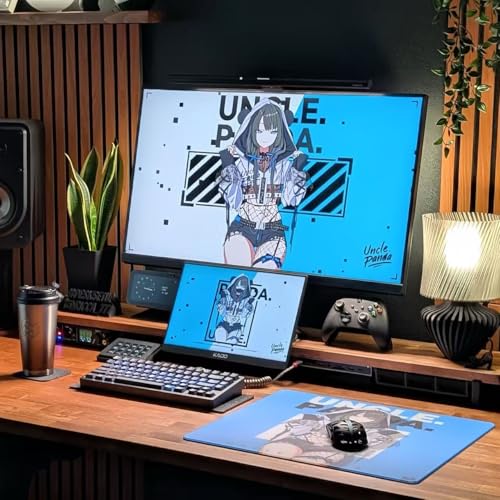 Kado Portable Monitor 15.6-inch FHD 1080p Rotating Stand IPS Display | 45W Reverse Charging Ultra-Slim Laptop Monitor 1920x1080 with Built-in Speakers for PC, Mac, Phone, Xbox, PS5, USB-C & HDMI - size: Pivot Stand