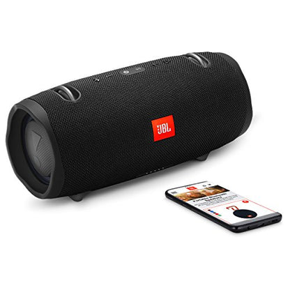 JBL Xtreme 2, Waterproof Portable Bluetooth Speaker, Black | Wireless Bluetooth Streaming, Up to 15 hours of playtime, IPX7 waterproof, JBL Connect, Durable fabric and rugged material - color: Black