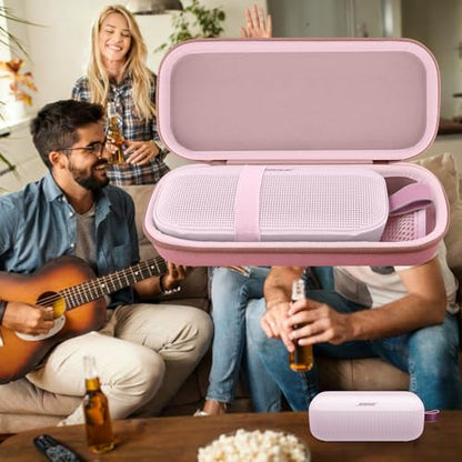 Aenllosi Hard Case for Bose SoundLink Flex 2nd Gen/Bose Speaker, Petal Pink - color: Petal Pink, style: Hard Case for Bose SoundLink Flex 2nd Gen/Flex