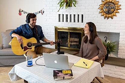 Zoom Zum-2, Podcast USB Microphone, Windscreen, USB Cable, for Recording, Podcasts, Music, Voice-Overs, Gaming, YouTube, Twitch, & Discord