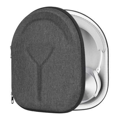 Geekria Shield Headphones Case Compatible with B&O Beoplay HX, H9i, H95, H9, H8, H7, H6, Portal Gaming and More, Replacement Hard Shell Travel Carrying Bag with Cable Storage (Dark Grey) - color: Dark Grey