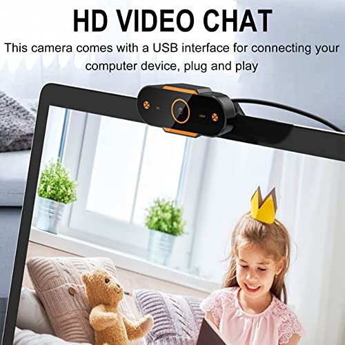 Streaming Camera 1080p HD Webcam with Microphone,Fast Auto Focus,110° Wide Angle, Auto Light Correction, USB Pc Camera Webcam for Pc Gaming Computer Web Cameras for Desktop Computer Accessories