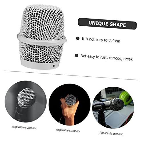 Wireless Microphone Steel Mesh Head Microphone Grill for Mic Pop Filter