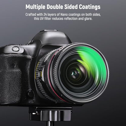 NEEWER 86mm UV Protection Camera Lens Filter with Multi Coated HD Optical Glass/Aluminum Alloy Ultra Slim Frame/Water Repellent/Scratch Resistant/Ultraviolet Filter - size: 86mm, style: UV