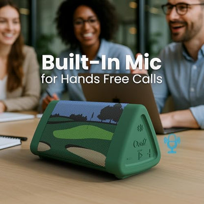 OontZ Angle 3 (4th Gen) – Portable Bluetooth Speaker, 12W Stereo Sound, 24 Hour Playtime, Rich Bass, 100 Foot Wireless Range, Waterproof, Home, Outdoor, Travel, Great Gift and Golf Speaker (Green) - color: Golf-Green