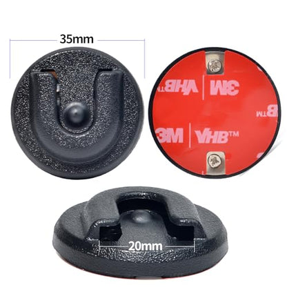 UAYESOK Universal Ham CB Radio Mic Hanger Clip Mount Hook, 1 Pack | Mobile Radio Speaker Mic Holder, Portable Car Vehicle Truck Holding Clip, For Kenwood Motorola QYT Mobile Transceiver Mic - style: 1 Pack