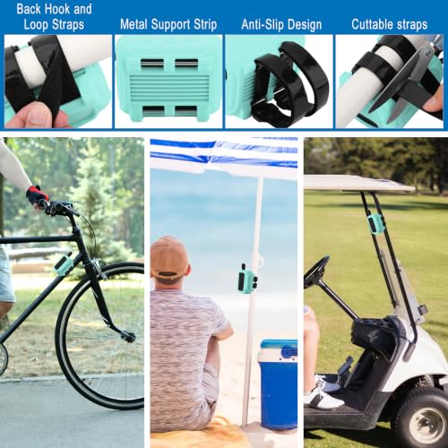 Silicone Case Cover for JBL Go 5 Portable Speaker (Lake Blue) | Travel Carrying Protective Pouch with Attach Straps for Bike Golf Cart Scooter - color: Lake Blue
