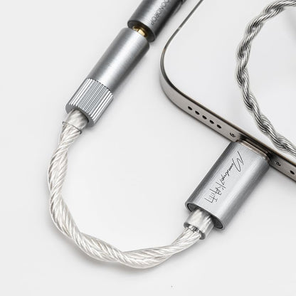 Moondrop Echo-A 32Bit/384kHz Portable USB Type-C to Headphone DAC/AMP with 3.5mm Audio Jack Adapter