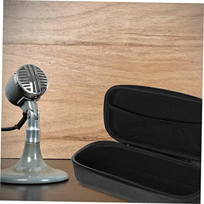 Healifty Mic Storage Bag Carrying Microphone Case for Karaoke Accessory