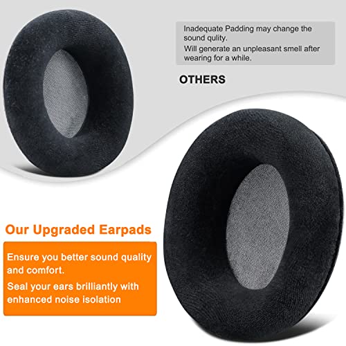 SOULWIT Earpads for AKG K701/K702/Q701/Q702/K601/K612/K712 - Black - color: Black