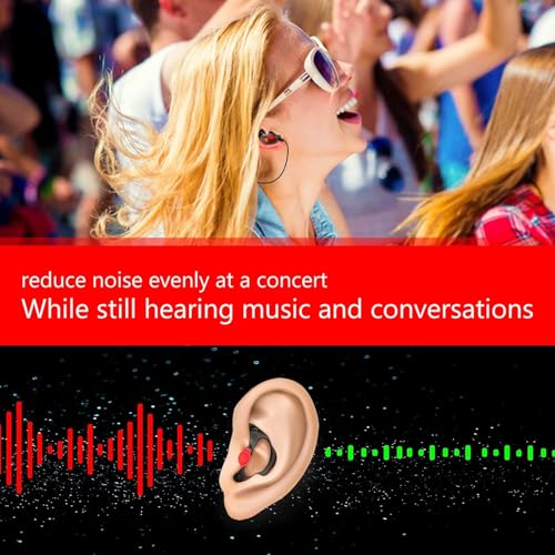 Zeadio Triple Flanged Earpiece, Comfortable Silicone Earmould Earbud Earplug - Black, Large, Pair of 12 - style: Large (Pair of 12)