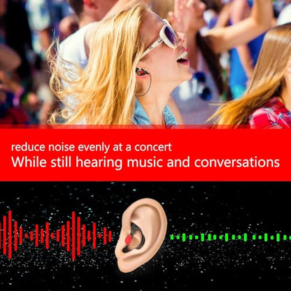 Zeadio Triple Flanged Earpiece, Comfortable Silicone Earmould Earbud Earplug - Black, Large, Pair of 12 - style: Large (Pair of 12)