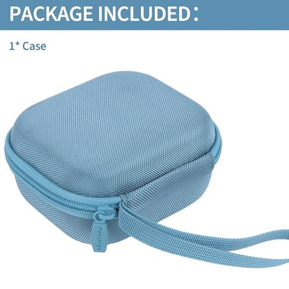 Storage Case Compatible with Bose SoundLink Micro 2nd Gen Speaker | Lightweight Carry, Secure Storage, Convenient Zipper, Soft Interior,Light Blue Case - color: Light Blue