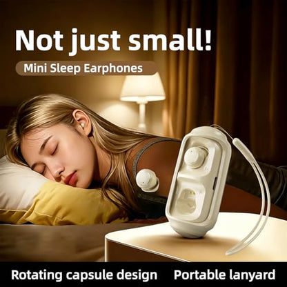 Mini Wireless Earbuds Bluetooth 6.0 in Ear Light-Weight Headphones,with 360-degree Rotating Charging case,ENC Noise Cancelling, Ergonomic Sport Headphone Headset for Gym/Running/Work(Khaki) - color: Khaki