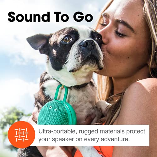 JBL Clip 3, Fiesta Red - Waterproof, Durable & Portable Bluetooth Speaker - Up to 10 Hours of Play - Includes Noise-Cancelling Speakerphone & Wireless Streaming - color: Red