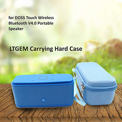 Case for Doss SoundBox Touch Wireless Bluetooth V4.0 Portable Speaker Protective Hard EVA Travel Shockproof Carrying Case Cover Storage Pouch Bag - Blue - color: Blue