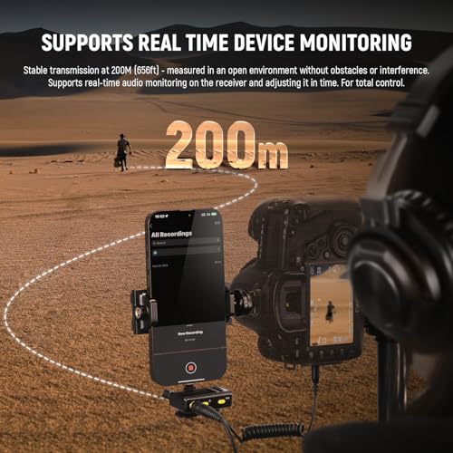 NEEWER CM28 Wireless Lavalier Microphone System, 1 Click Noise Canceling, 4GB Storage for 9Hrs of 48KHz 16 Bit Uncompressed Audio, Lapel Mic Compatible with iPhone/Android/PC/Camera/iPad - style: CM28