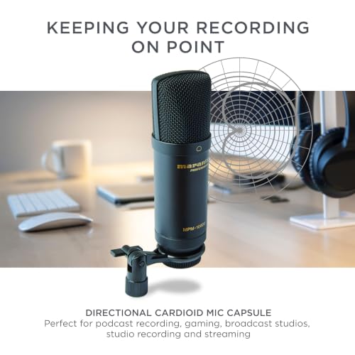 Marantz Professional MPM-1000U USB Condenser Microphone | Plug and Play USB, PC and Mac Compatible, for Voice Chat, Content Creation, Gaming, Streaming and Podcasts - style: USB Mic