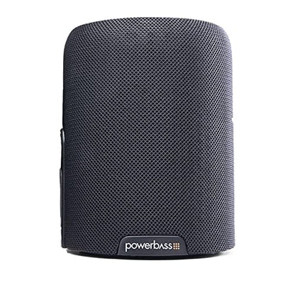 PowerBass BT200 Bluetooth Portable Dual Speaker, Black, IPX7 Waterproof, Splittable Stereo Sound