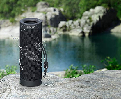Sony SRS-XB23 - Super-Portable, Powerful and Durable, Waterproof, Wireless Bluetooth Speaker with Extra BASS – Black