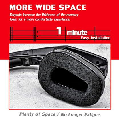 Ear Pads Compatible with B450-XT B550-XT Headset I with Microphone Foam (Cooling Gel Breathable Mesh)