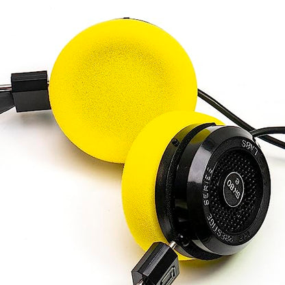 Ear Pad Foam Cushions Compatible with Sennheiser HD414 Grado SR60 SR60i SR80 SR80i SR80e SR125 SR225 SR325 SR SRI RS Series PS1000 GS1000 Headphone (Yellow)