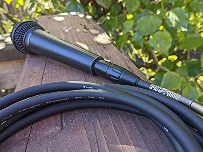 Pig Hog PHM3 High Performance 8mm XLR Microphone Cable, 3 Feet - size: 3 ft