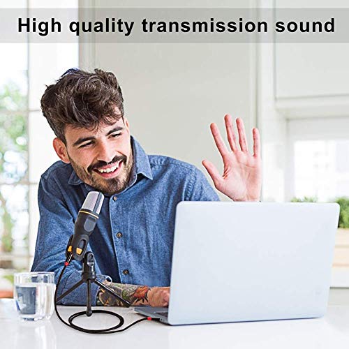 SHULIANCABLE 3.5mm to 6.35mm Stereo Audio Cable, 6.35 1/4" Male to 3.5 1/8" Male TRS Stereo Audio Cable for Guitar,iPod, Laptop, Home Theater Devices,Smartphones,and Amplifiers (15Ft/5M) | 6.35 1/4" to 3.5 1/8" Male TRS Stereo Audio Cable for Guitar,iPod,