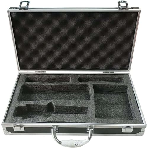 Hard Shell Microphone Storage Case, Wireless Mic Carrying Bag, Portable Equipment Travel Case