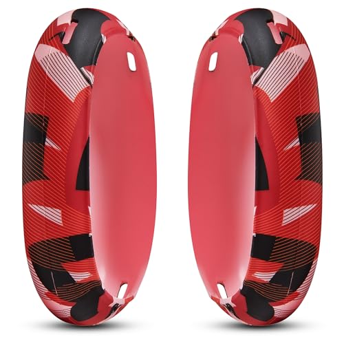 WC ShellZ Max - Protective Shell Covers for AirPods Max 1 & 2 | Made by Wicked Cushions | Made with Premium Silicone | Red Prism - color: Red Prism