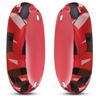 WC ShellZ Max - Protective Shell Covers for AirPods Max 1 & 2 | Made by Wicked Cushions | Made with Premium Silicone | Red Prism - color: Red Prism
