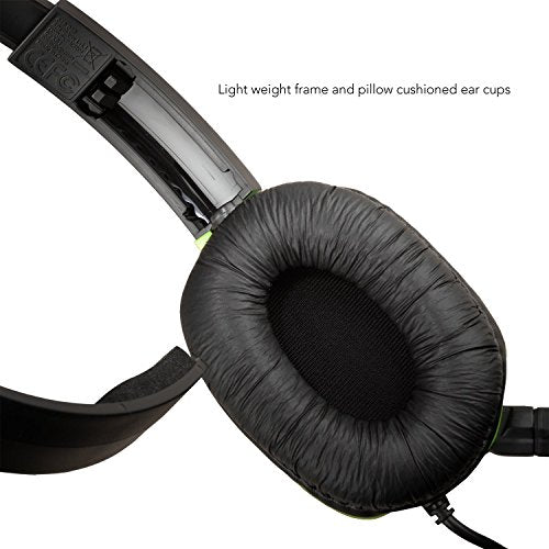 PDP Gaming LVL1 Wired Chat Headset With Noise Cancelling Microphone: Black - Xbox One - color: Black, style: Xbox One