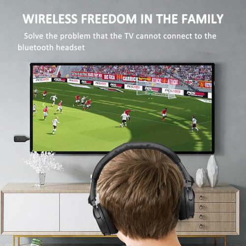 Aux Bluetooth Adapter for car，2-in-1 Bluetooth Transmitter Receiver，Wireless Transmitter for TV, PC, MP3, Gym, Airplane Use with Any 3.5 mm Audio Jack