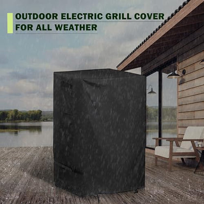 Griddle Cover for CharBroil Bistro Pro Electric Grill & Griddle 25302145/25302146, Outdoor Grill Cover for Charbroil Bistro Pro Gas Grill 25302161 - size: 33"L x 22"D x 37"H