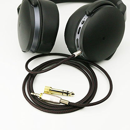 NewFantasia Replacement Audio Upgrade Cable for Sennheiser HD4.40, HD 4.40 BT, HD4.50, HD 4.50 BTNC, HD4.30i, HD4.30G Headphones 1.5meters/4.9feet - size: 1.5meters