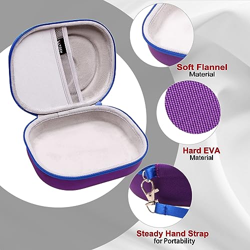 Case for JBL Tune 770NC/510BT/720BT/520BT/670NC/520C Headphones Purple | Hard Carrying Travel Case for JBL Live 770NC/670NC/680NC/780NC Headphones - color: Purple+Gray
