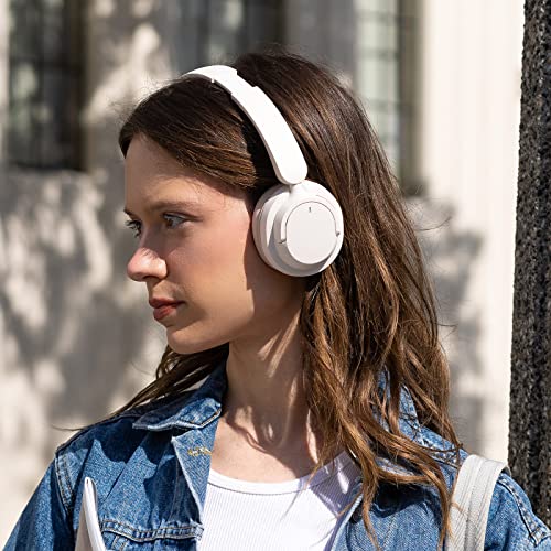 Phiaton BonoBeats Lite Digital Hybrid Active Noise Cancelling Wireless Headphones - color: Beige