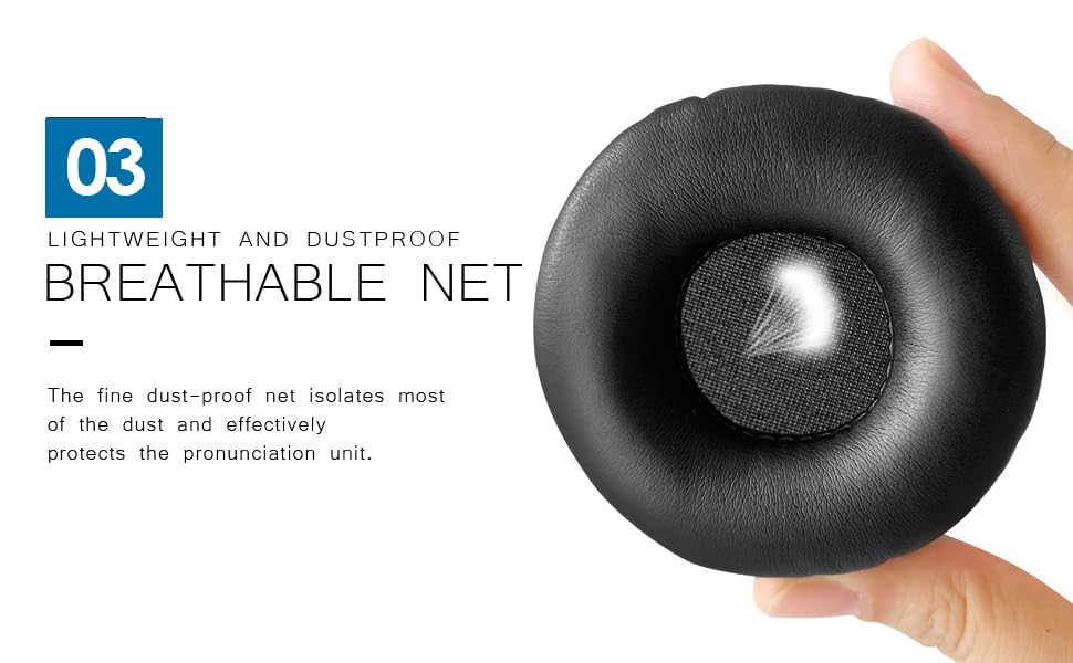 Universal Replacement Ear Pads, 95MM Black Soft Headset Cover for Most Headphone