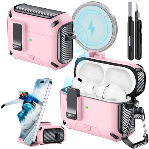 for AirPods Pro 3 Case Safety Lock (Pink) - color: W-pink