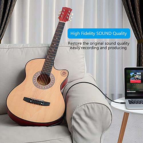 1/8 to 1/4 Stereo Cable,2M/6.56FT Gold Plated 3.5mm Male to 6.35mm Male TS Mono Audio Cable for Amplifier, Speaker,Guitar and Home Stereo System - color: 6.35mm mono male to 3.5mm mono male