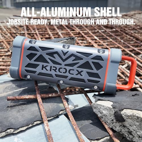 TRAVOR Rugged Magnetic Portable Bluetooth Speaker for Fishing, Beach | All-Aluminum Body Magnetic Mounting for Fishing Boat, 45W Bass Boost for RV Movie Night, 25H Playtime for Camping, Marine Day