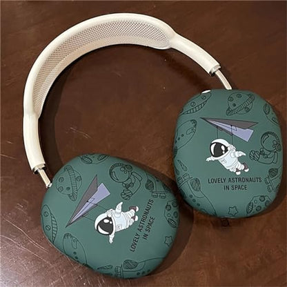 Case Compatible with AirPods Max Headphones, Cute Anime Soft TPU Astronaut Anti-Scratch Protective Ear Cup Covers Headphone Cases for Woman Kids Boy - color: Astronaut 1