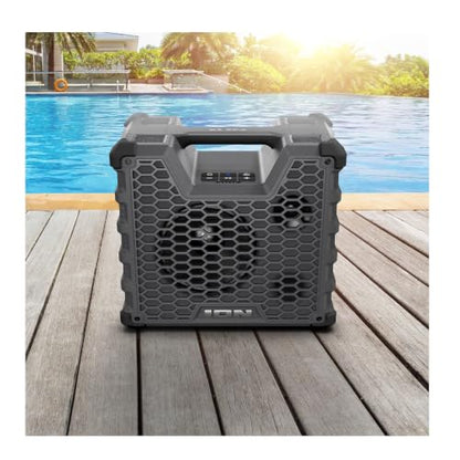 ION Trailblazer Summit All-Weather Durable iPX5 Water-Resistant Wireless Bluetooth Speaker and FM Radio