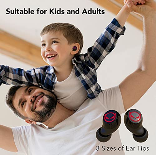 Cute Litte Devils Wireless Earphones, Waterproof, CVC 8.0 Noise Cancelling in-Ear erbuds, TWS Stereo Headphones, Built in Mic Headset Premium Sound with Deep Bass,JE-01B_B29 - color: JE-01B_B29
