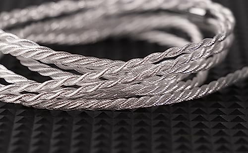 Linsoul Tripowin Solstice 26AWG Silver-Plated Copper HiFi IEM Cable for in Ear Monitor, Audiophile(MMCX) | for in Ear Monitor, HiFi Wired Earbuds, Gaming IEM, Audiophile& Musician Use, MMCX - size: MMCX