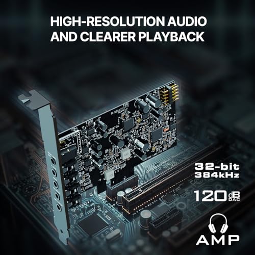 Creative Sound Blaster Audigy Fx Pro Hi-Res PCIe Sound Card | Hi-Res, PCIe Sound Card, Hi-Res Audio, Surround Sound, Clean Audio, PC Upgrade