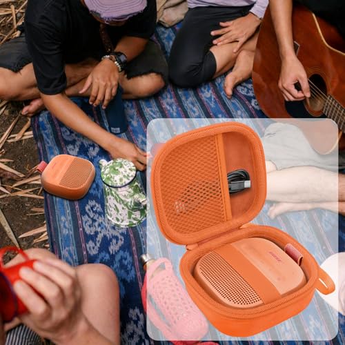 Hard Case for Bose SoundLink Micro 2nd Gen Portable Bluetooth Speaker - color: Orange Case