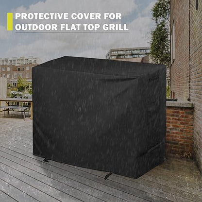 Griddle Cover for Charbroil 28" Performance Series 2-Burner Grill, Flat Top Grill Cover for Charbroil 28in Propane Gas Griddle 463459924 All Weather Protective Cover - size: 43"L x 20"D x 32"H
