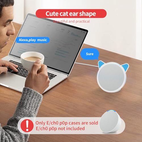 Silicone Cover for Ec/-ho P/-op Soft Waterproof Dustproof Portable Protective Case Compatible with Ec-h/o P-o/p Speaker Accessories (White) - color: white