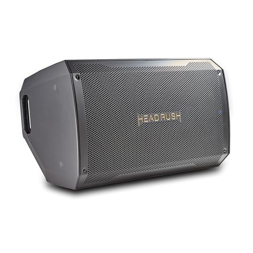 HeadRush FRFR112 MKII 2500W Electric Guitar Amplifier for Modellers | Full-Range Flat-Response 12" Floor Wedge Speaker with Bluetooth for Multi-FX and Amp Modeling Processors - size: 12-inch